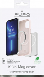 Puro iPhone 14 Pro Max Icon Mag, Rose