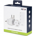 Nexa MYCR-2/SET 3 x miniplugin av/på inkl. fjernkontroll Nexa MYCR-2/SET 3 x miniplugin av/på inkl. fjernkontroll