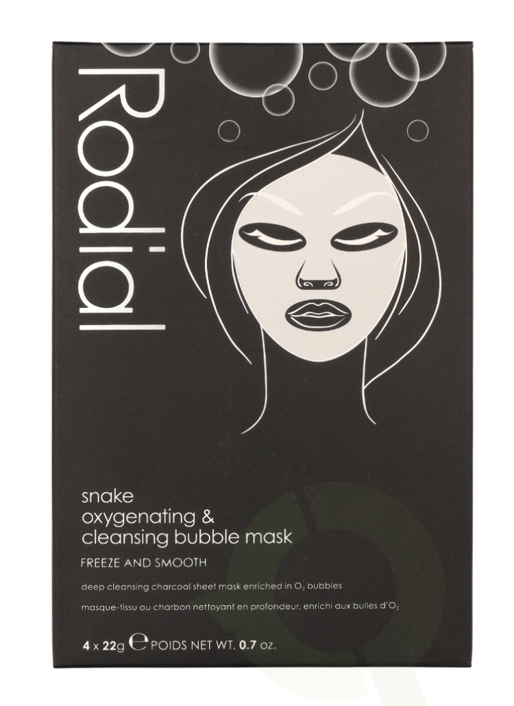 Rodial Snake Bubble Mask Set 88 g 4x22gr