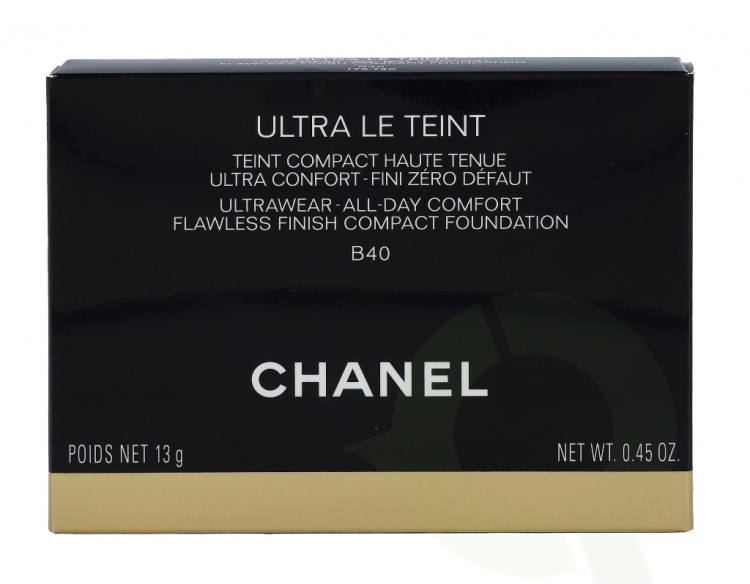 Chanel Ultra Le Teint Flawless Finish Compact Foundation 13 g B40