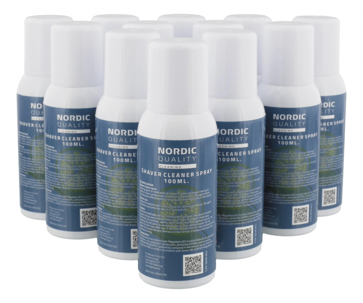 NORDIC QUALITY Rengjøringsspray for barbermaskiner, 100 ml