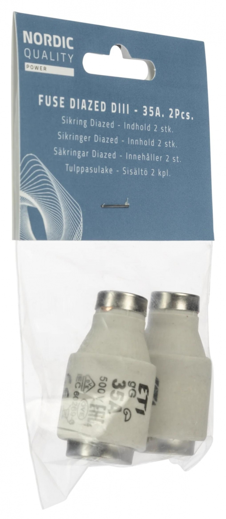 Nordic Quality fuse Diazed III 35A 2 st
