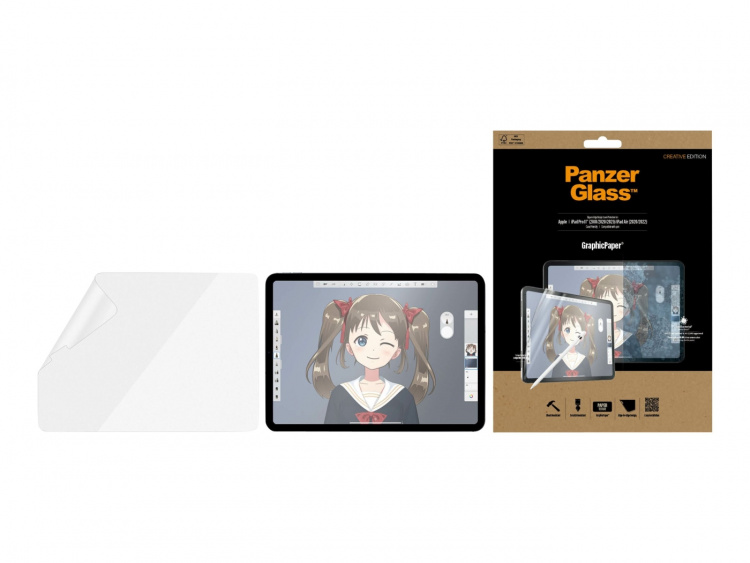 PanzerGlass skjermbeskytter i grafisk papir Apple 11-tommers iPad Pro (1. generasjon, 2. generasjon)