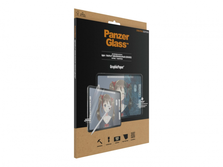 PanzerGlass skjermbeskytter i grafisk papir Apple 11-tommers iPad Pro (1. generasjon, 2. generasjon)
