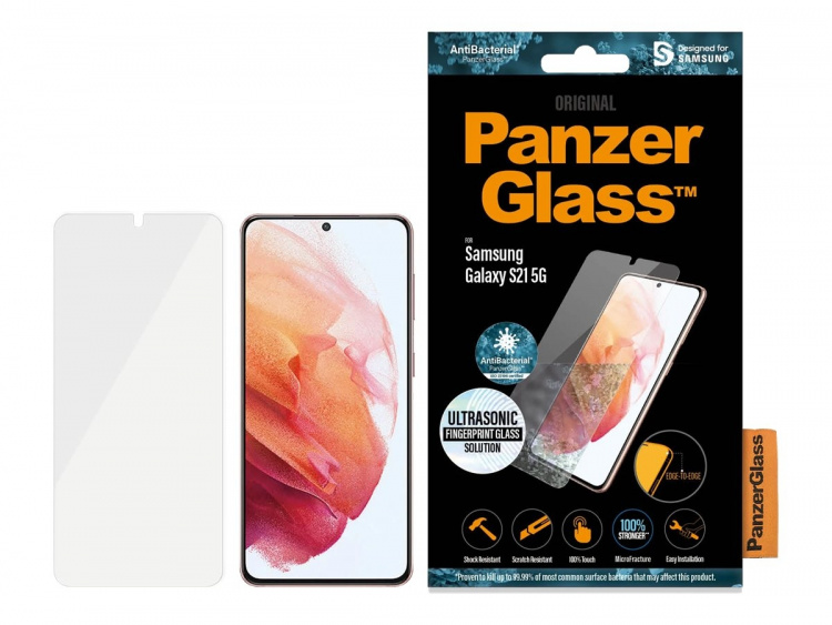 PanzerGlass skjermbeskytter gjennomsiktig Samsung Galaxy S21 5G