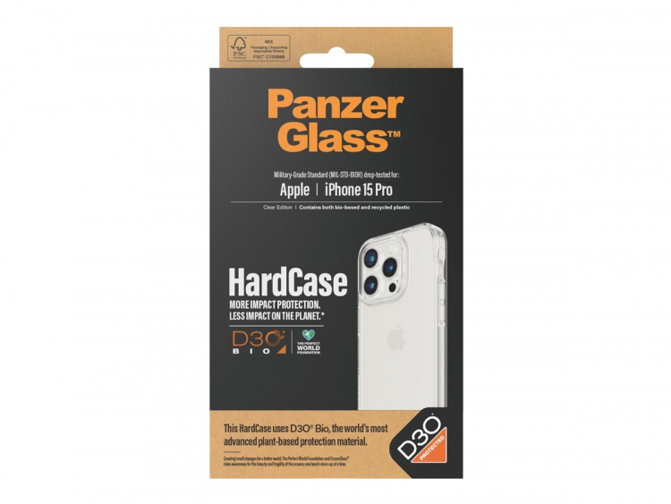 PanzerGlass HardCase Transparent Apple iPhone 15 Pro