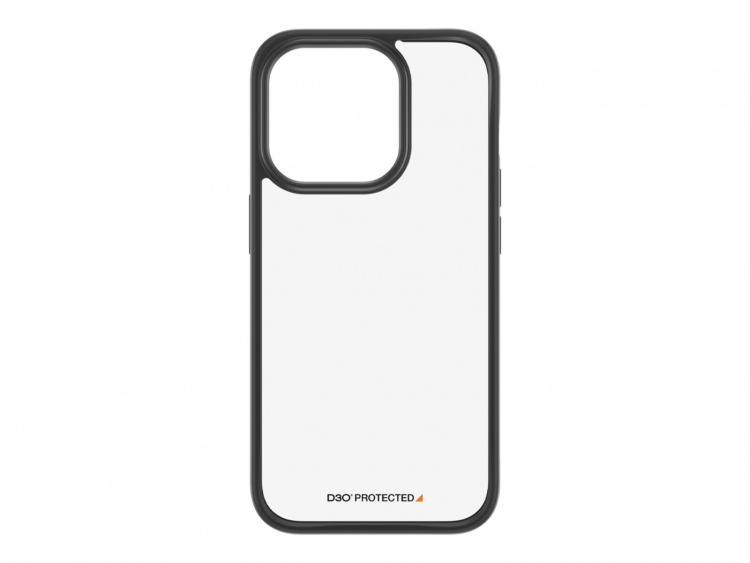 PanzerGlass ClearCase Beskyttelsesveske Svart Transparent Apple iPhone 15 Pro