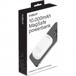 Celly MAGPB10000PRO PowerBank 10W MagSafe trådløs lading 10.000 mAh hvit