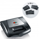 Severin Sandwichgrill Multi 3 utskiftbare plater