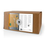 Nedis Nettverkskabelen Roll | CAT6 | Fast | F/UTP | CCA | 305.0 m | Innendørs | Rund | PVC | Grå | Trekkboks