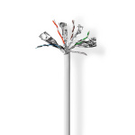 Nedis Nettverkskabelen Roll | CAT6 | Fast | S/FTP | CCA | 305.0 m | Innendørs | Rund | PVC | Grå | Trekkboks Nedis Nettverkskabelen Roll | CAT6 | Fast | S/FTP | CCA | 305.0 m | Innendørs | Rund | PVC | Grå | Trekkboks