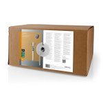 Nedis Nettverkskabelen Roll | CAT6 | Fast | F/UTP | Bare kobber | 305.0 m | Innendørs | Rund | LSZH | Grå | Trekkboks Nedis Nettverkskabelen Roll | CAT6 | Fast | F/UTP | Bare kobber | 305.0 m | Innendørs | Rund | LSZH | Grå | Trekkboks