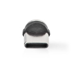 Nedis USB-kabel | USB 2.0 | USB-A Han | USB Micro-B Han / USB-C™ Hann | 10 W | No Data Transfer | Nikkel belagt | 2.00 m | Rund | Nylon | Sort | Boks