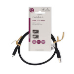 Nedis USB-kabel | USB 2.0 | USB-A Han | USB Micro-B Han | 10 W | 480 Mbps | Nikkel belagt | 0.50 m | Rund | PVC | Sort | Label Nedis USB-kabel | USB 2.0 | USB-A Han | USB Micro-B Han | 10 W | 480 Mbps | Nikkel belagt | 0.50 m | Rund | PVC | Sort | Label