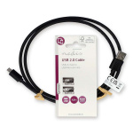 Nedis USB-kabel | USB 2.0 | USB-A Han | USB Micro-B Han | 10 W | 480 Mbps | Nikkel belagt | 1.00 m | Rund | PVC | Sort | Label Nedis USB-kabel | USB 2.0 | USB-A Han | USB Micro-B Han | 10 W | 480 Mbps | Nikkel belagt | 1.00 m | Rund | PVC | Sort | Label