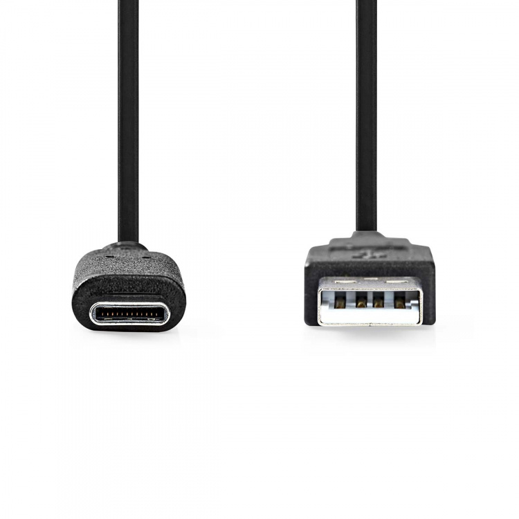 Nedis USB-kabel | USB 3.2 Gen 2 | USB-A Han | USB-C™ Hann | 60 W | 10 Gbps | Nikkel belagt | 1.00 m | Rund | PVC | Sort | Label Nedis USB-kabel | USB 3.2 Gen 2 | USB-A Han | USB-C™ Hann | 60 W | 10 Gbps | Nikkel belagt | 1.00 m | Rund | PVC | Sort | Label