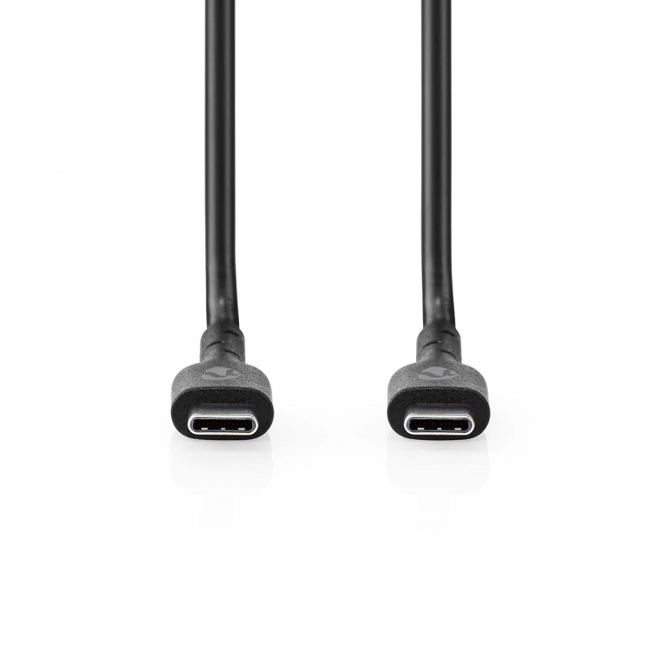 Nedis USB-kabel | USB 2.0 | USB-C™ Hann | USB-C™ Hann | 240 W | 480 Mbps | Nikkel belagt | 2.00 m | Rund | PVC | Sort | Label Nedis USB-kabel | USB 2.0 | USB-C™ Hann | USB-C™ Hann | 240 W | 480 Mbps | Nikkel belagt | 2.00 m | Rund | PVC | Sort | Label