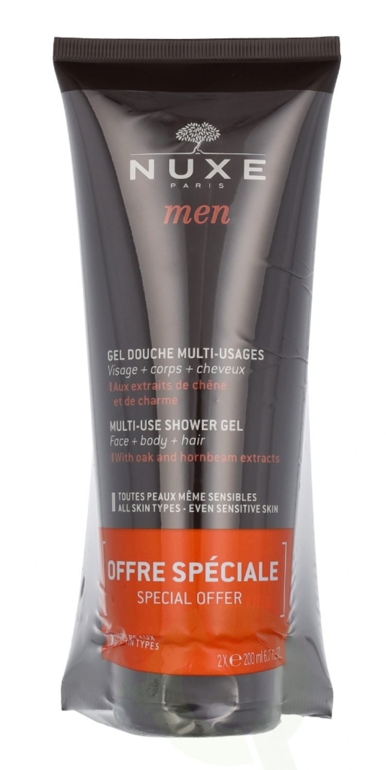 Nuxe Men Multi-Use Shower Gel Duo 400 ml 2x200ml