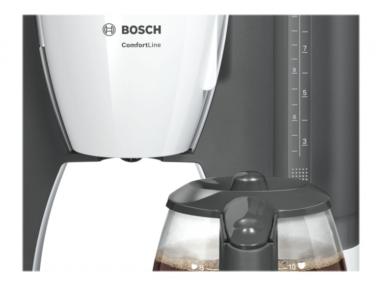 Bosch ComfortLine TKA6A041 Kaffemaskin Hvit/mørkegrå
