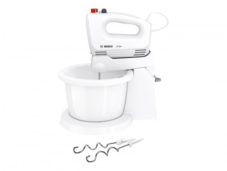 Bosch CleverMixx MFQ2600W Mixer Turbo-funksjon Hvit/rød
