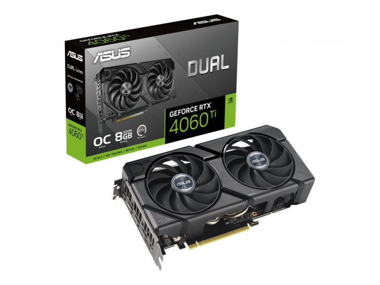 Asus Dual GeForce RTX 4060 Ti EVO 8 GB 8 GB OC-utgave Asus Dual GeForce RTX 4060 Ti EVO 8 GB 8 GB OC-utgave