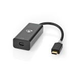 Nedis USB-C™ Adapter | USB 3.2 Gen 1 | USB-C™ Hann | Mini DisplayPort Hun | 0.20 m | Rund | Gull belagt | PVC | Antrasitt | Vindus boks
