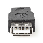 Nedis USB Mikro-B Adapter | USB 2.0 | USB Micro-B Han | USB-A Hun | 480 Mbps | Nikkel belagt | PVC | Sort | Blister Nedis USB Mikro-B Adapter | USB 2.0 | USB Micro-B Han | USB-A Hun | 480 Mbps | Nikkel belagt | PVC | Sort | Blister