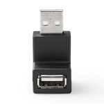 Nedis USB-A Adapter | USB 2.0 | USB-A Han | USB-A Hun | 480 Mbps | Rund | Nikkel belagt | PVC | Sort | Boks Nedis USB-A Adapter | USB 2.0 | USB-A Han | USB-A Hun | 480 Mbps | Rund | Nikkel belagt | PVC | Sort | Boks