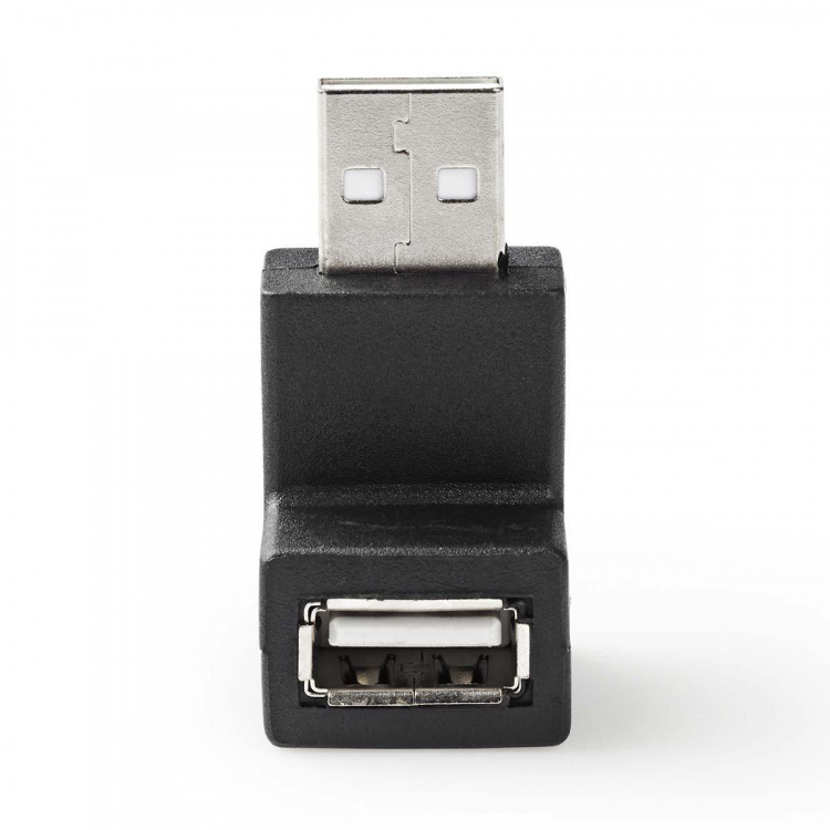 Nedis USB-A Adapter | USB 2.0 | USB-A Han | USB-A Hun | 480 Mbps | Rund | Nikkel belagt | PVC | Sort | Boks Nedis USB-A Adapter | USB 2.0 | USB-A Han | USB-A Hun | 480 Mbps | Rund | Nikkel belagt | PVC | Sort | Boks