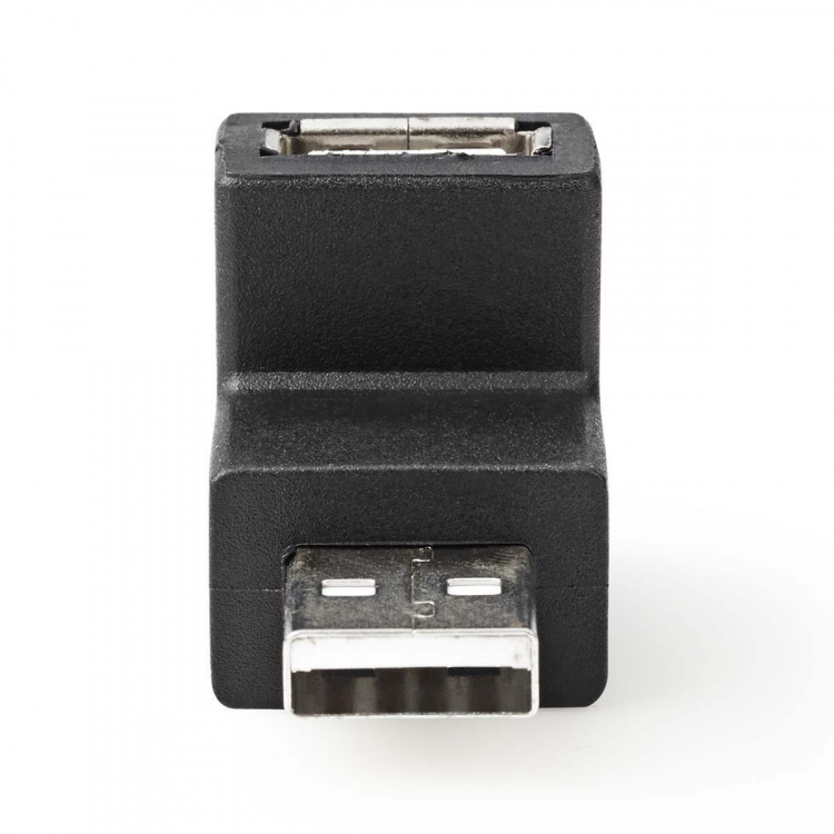 Nedis USB-A Adapter | USB 2.0 | USB-A Han | USB-A Hun | 480 Mbps | Rund | Nikkel belagt | PVC | Sort | Boks Nedis USB-A Adapter | USB 2.0 | USB-A Han | USB-A Hun | 480 Mbps | Rund | Nikkel belagt | PVC | Sort | Boks