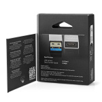 Nedis USB-A Adapter | USB 3.2 Gen 1 | USB-A Han | USB-C™ Hunn | 5 Gbps | Rund | Nikkel belagt | Sølv | Deksel Vindusboks