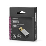 Nedis USB-A Adapter | USB 3.2 Gen 1 | USB-A Han | USB-C™ Hunn | 5 Gbps | Rund | Nikkel belagt | Sølv | Deksel Vindusboks