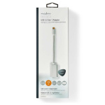 Nedis USB-C™ Adapter | USB 3.2 Gen 1 | USB-C™ Hann | Mini DisplayPort Hun | Power delivery | 0.20 m | Rund | Gull belagt | Flettet / Nylon | Sølv | Deksel Vindusboks Nedis USB-C™ Adapter | USB 3.2 Gen 1 | USB-C™ Hann | Mini DisplayPort Hun | Power delivery | 0.20 m | Rund | Gull belagt | Flettet / Nylon | Sølv | Deksel Vindusboks