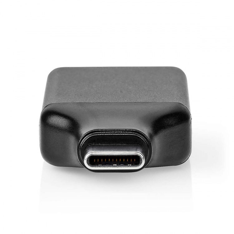 Nedis USB-C™ Adapter | USB 3.2 Gen 1 | USB-C™ Hann | HDMI™ Output | 4K@60Hz | Rund | Nikkel belagt | Grå / Sort | Boks
