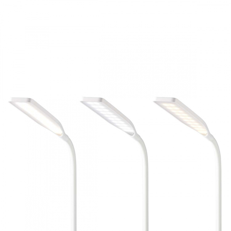 Nedis LED-lampe med trådløs lader | Dimmer - På produkt | LED | 15 W | Med dimming | Kald Hvit / Natural Hvit / Varm Hvit | 2700 - 6500 K