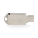 Nedis Minnepenn | 128 GB | USB-A / USB-C™ | Les hastighet: 110 MB/s | Skrive hastighet: 30 MB/s