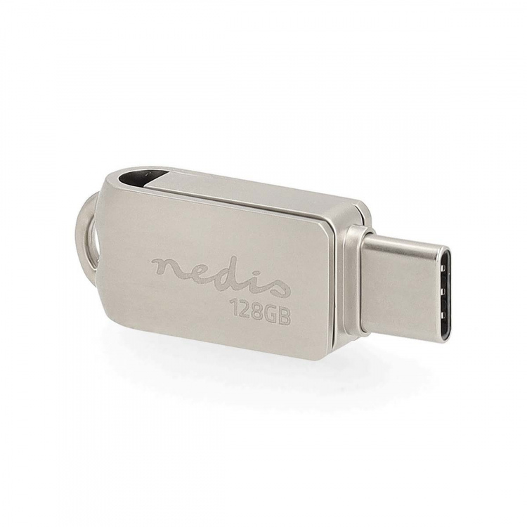 Nedis Minnepenn | 128 GB | USB-A / USB-C™ | Les hastighet: 110 MB/s | Skrive hastighet: 30 MB/s