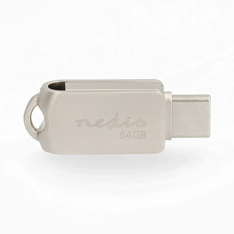 Nedis Minnepenn | 64 GB | USB-A / USB-C™ | Les hastighet: 90 MB/s | Skrive hastighet: 20 MB/s Nedis Minnepenn | 64 GB | USB-A / USB-C™ | Les hastighet: 90 MB/s | Skrive hastighet: 20 MB/s