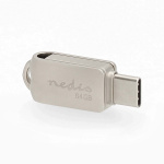 Nedis Minnepenn | 64 GB | USB-A / USB-C™ | Les hastighet: 90 MB/s | Skrive hastighet: 20 MB/s Nedis Minnepenn | 64 GB | USB-A / USB-C™ | Les hastighet: 90 MB/s | Skrive hastighet: 20 MB/s