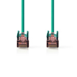 Nedis CAT6 Nettverkskabel | RJ45 Han | RJ45 Han | S/FTP | 10.0 m | Rund | LSZH | Grøn | Label