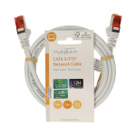 Nedis CAT6 Nettverkskabel | RJ45 Han | RJ45 Han | S/FTP | 1.50 m | Rund | LSZH | Hvit | Label Nedis CAT6 Nettverkskabel | RJ45 Han | RJ45 Han | S/FTP | 1.50 m | Rund | LSZH | Hvit | Label