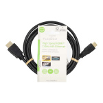 Nedis High Speed HDMI ™ kabel med Ethernet | HDMI ™ -kontakt | HDMI ™ minikontakt | 4K@30Hz | 10.2 Gbps | 1.50 m | Rund | PVC | Sort | Label Nedis High Speed HDMI ™ kabel med Ethernet | HDMI ™ -kontakt | HDMI ™ minikontakt | 4K@30Hz | 10.2 Gbps | 1.50 m | Rund | PVC | Sort | Label