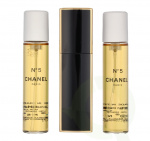 Chanel No 5 Gavesett 60 ml 2x Edp Spray Refill 20Ml/1x Edp Spray 20Ml - Twist and Spray