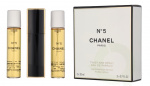 Chanel No 5 Gavesett 60 ml 2x Edp Spray Refill 20Ml/1x Edp Spray 20Ml - Twist and Spray