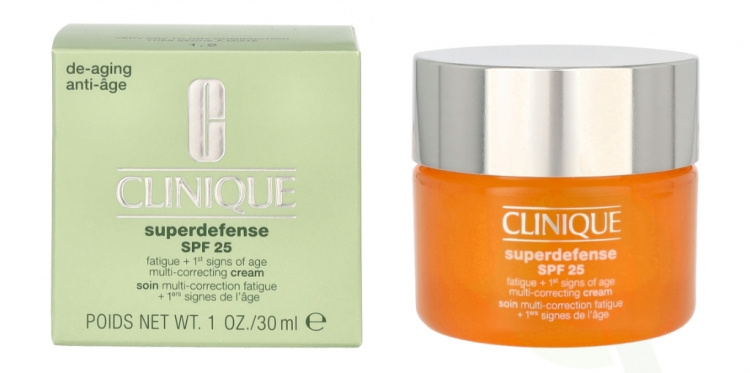 Clinique Superdefense Multi-Correcting Cream SPF25 30 ml Svært tørr til tørr Kombinasjon 1,2