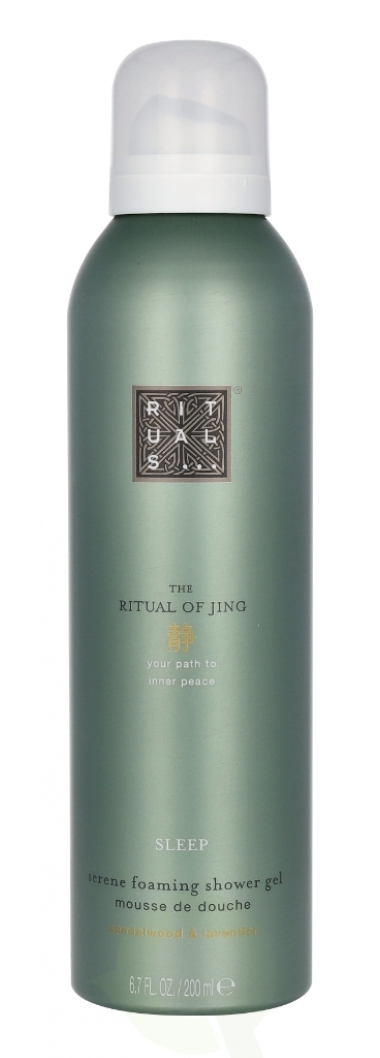 Rituals Jing Sleep Serene Foaming Shower Gel 200 ml Sacred Wood & Lavender