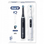 Oral B iO Series 5 Duo Pack Black+White elektrisk tannbørste