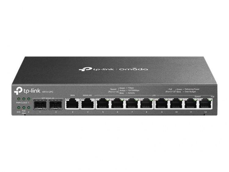 TP-LINK Omada ER7212PC V1 Router 8-ports svitsj