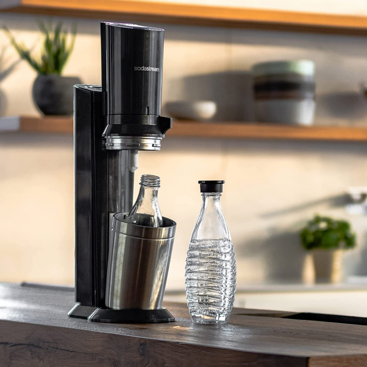 Sodastream Crystal 3.0 Brusmaskin Svart inkl. glassflaske