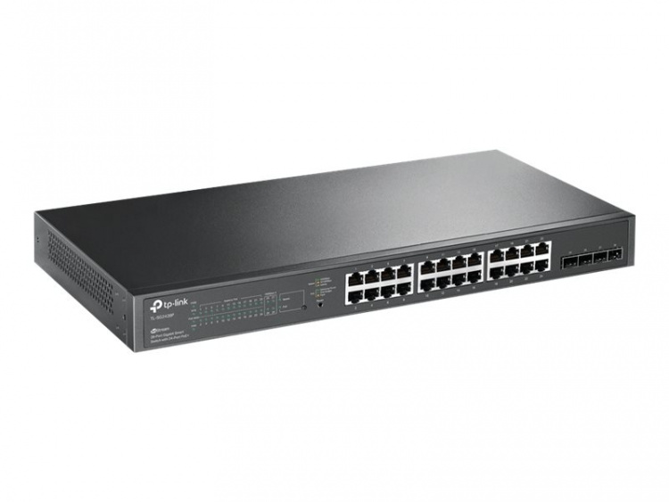TP-LINK JetStream TL-SG2428P Switch 24-port Gigabit PoE+-switch TP-LINK JetStream TL-SG2428P Switch 24-port Gigabit PoE+-switch